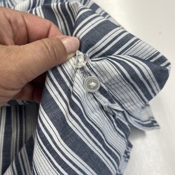 Catherines Embroidered Button Down Peasant Blouse Boho 1/2 Sleeve Size 3XP - Picture 10 of 13